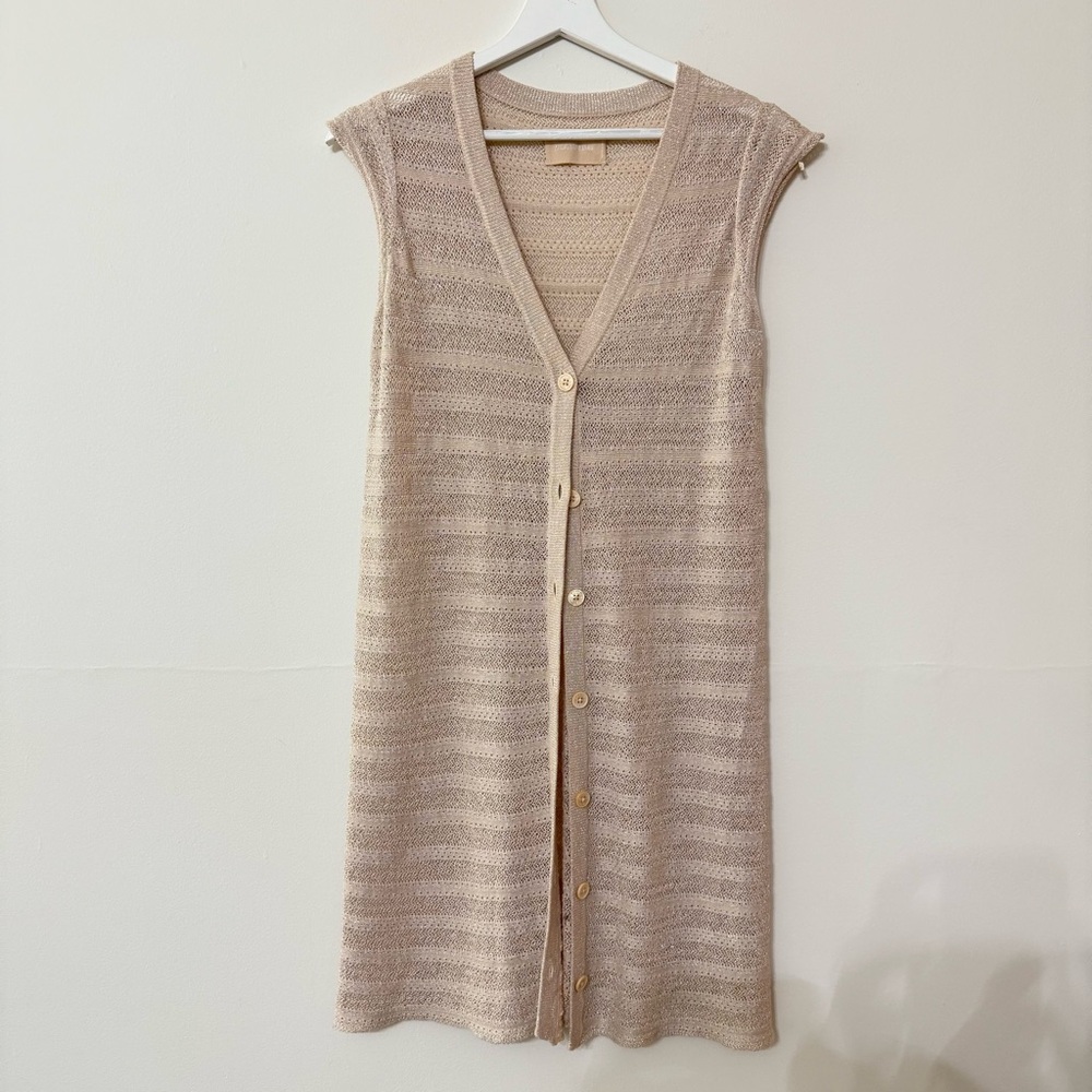 Zadig & Voltaire Light Beige Shimmer Women's Cardigan